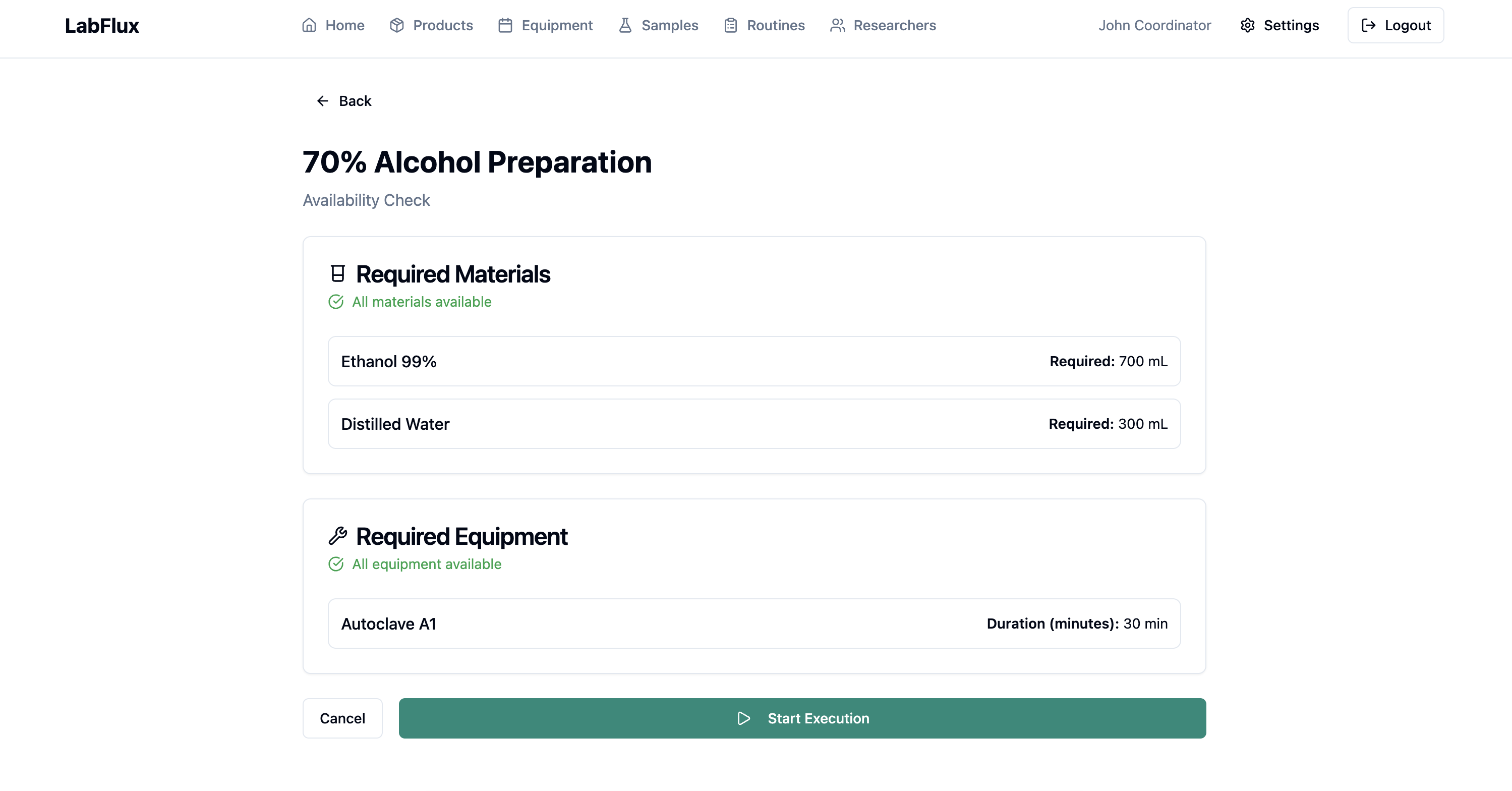 Rastreamento de Rotinas